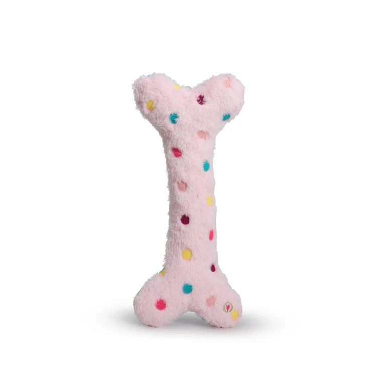 Huggle Hounds Dog Toy Oh Happy Day! Birthday Bone