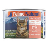 Feline Natural Wet Cat Food Lamb &amp; King Salmon Feast