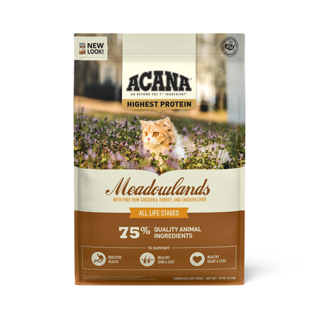 Acana Dry Cat Food Grain Free Highest Protein Meadowlands