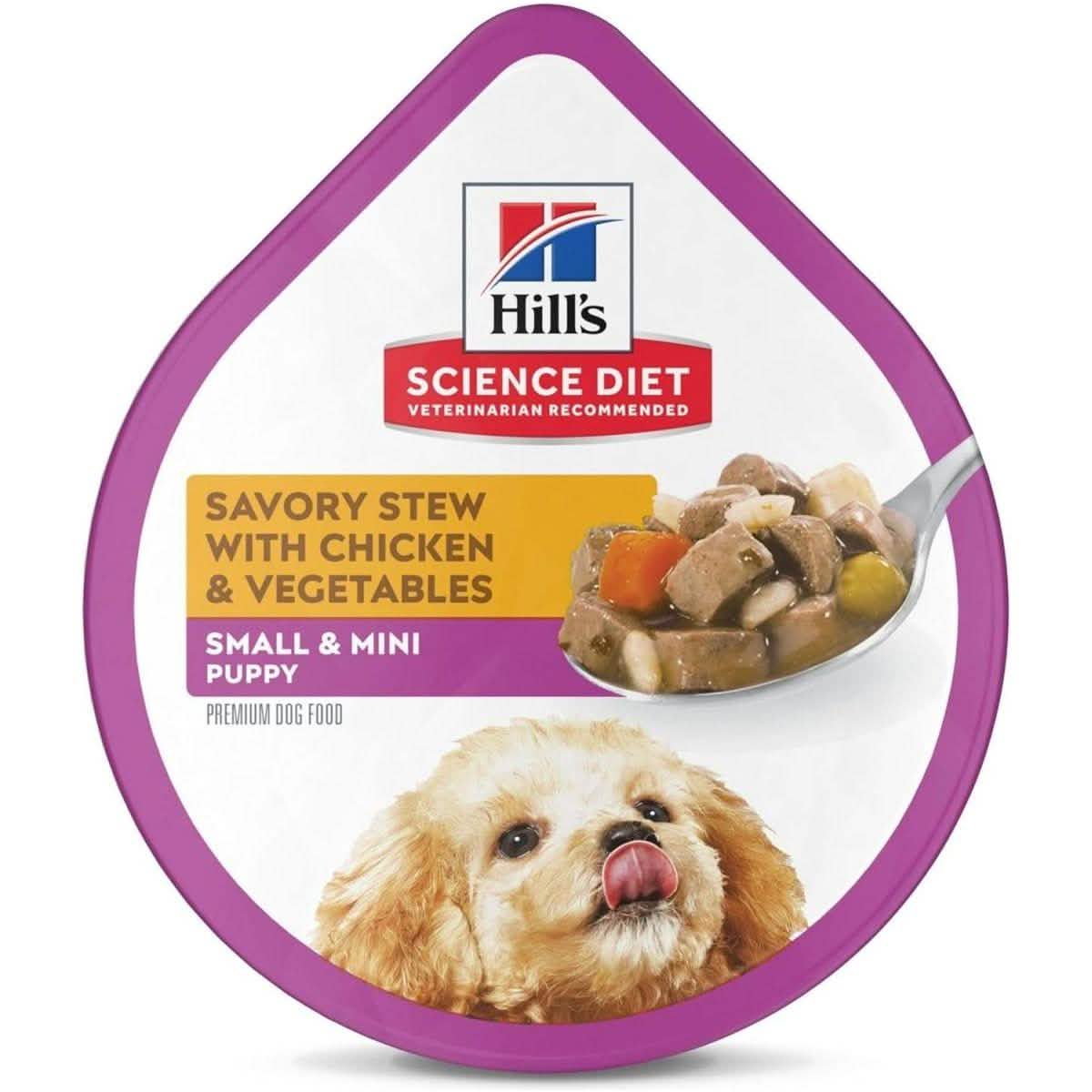 Hill's Science Diet Small & Mini Puppy Savory Stew with Chicken & Vegetables