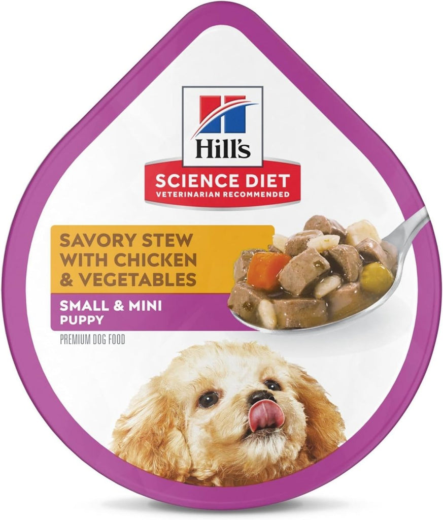 Hill's Science Diet Small & Mini Puppy Savory Stew with Chicken & Vegetables