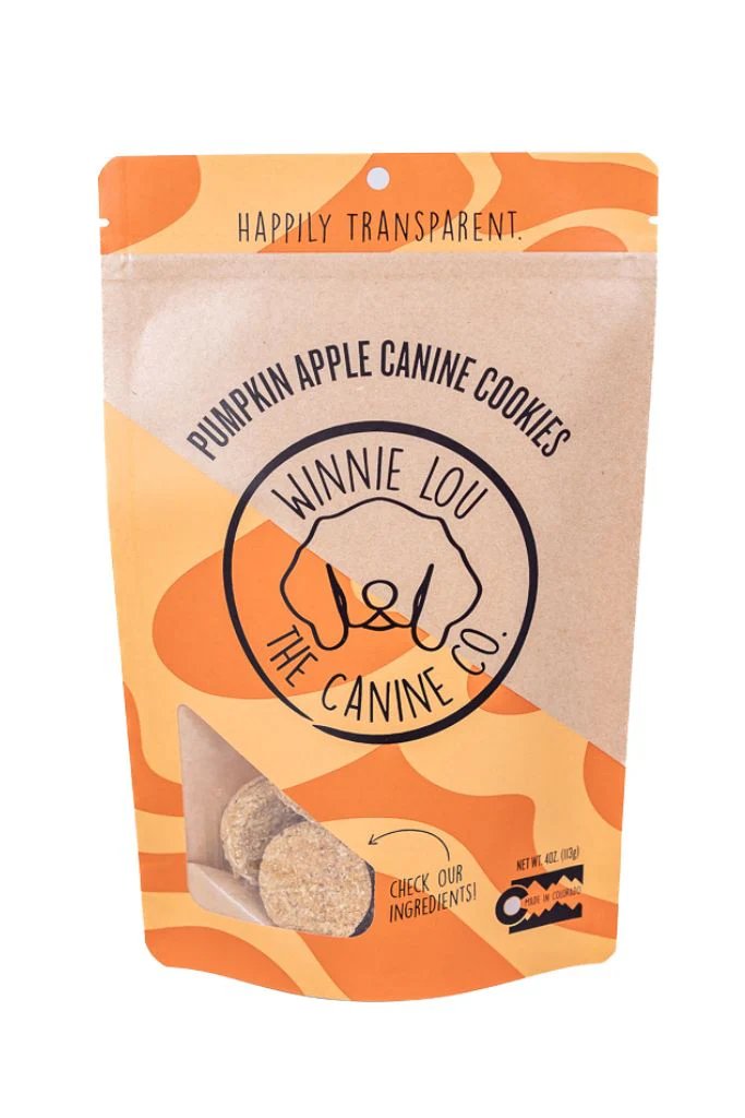 Winnie Lou Dog Treat Pumpkin Apple Canine Cookies