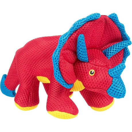 GoDog Dog Toy Double Chew Guard Dinos Triceratops