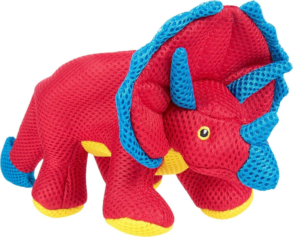 GoDog Dog Toy Double Chew Guard Dinos Triceratops