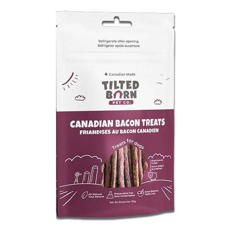 Tilted Barn Dog Treat Canadian Bacon Recipe