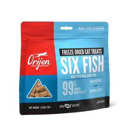 Orijen Cat Treat Freeze-Dried Six Fish