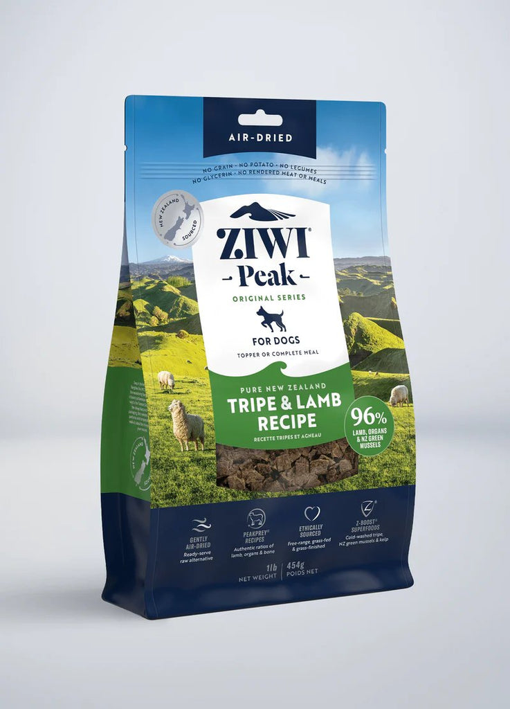 Ziwi Peak Dry Dog Food Air Dried Tripe & Lamb Recipe