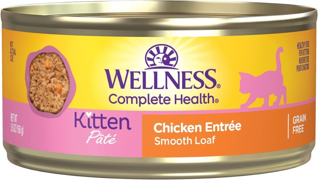 Wellness Wet Cat Food Complete Health Paté Kitten Chicken Entrée