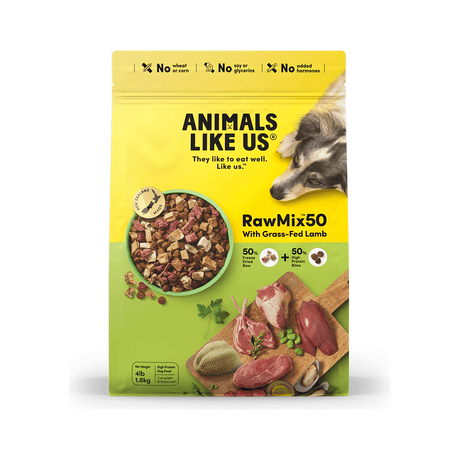 Animals Like Us Freeze-Dried Dog Food RawMix50 with Grass-Fed Lamb