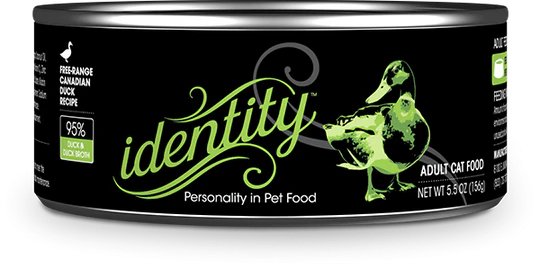 Identity Wet Cat Food 95% Free-Range Duck Paté Recipe