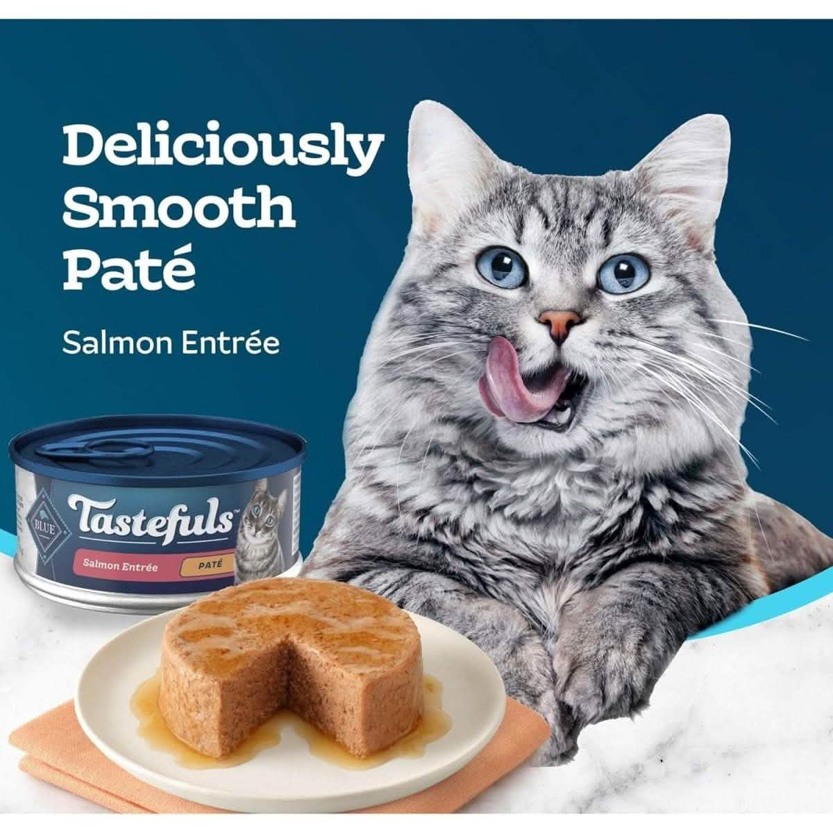 Blue Buffalo Wet Cat Food Tastefuls Paté Salmon Entrée