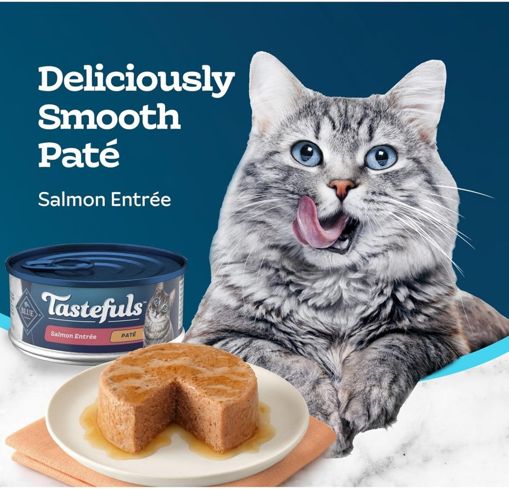 Blue Buffalo Wet Cat Food Tastefuls Paté Salmon Entrée