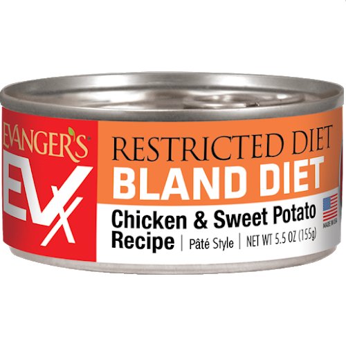 Evanger's Wet Cat Food EVX Restricted Diet Bland Diet Chicken & Sweet Potato Recipe