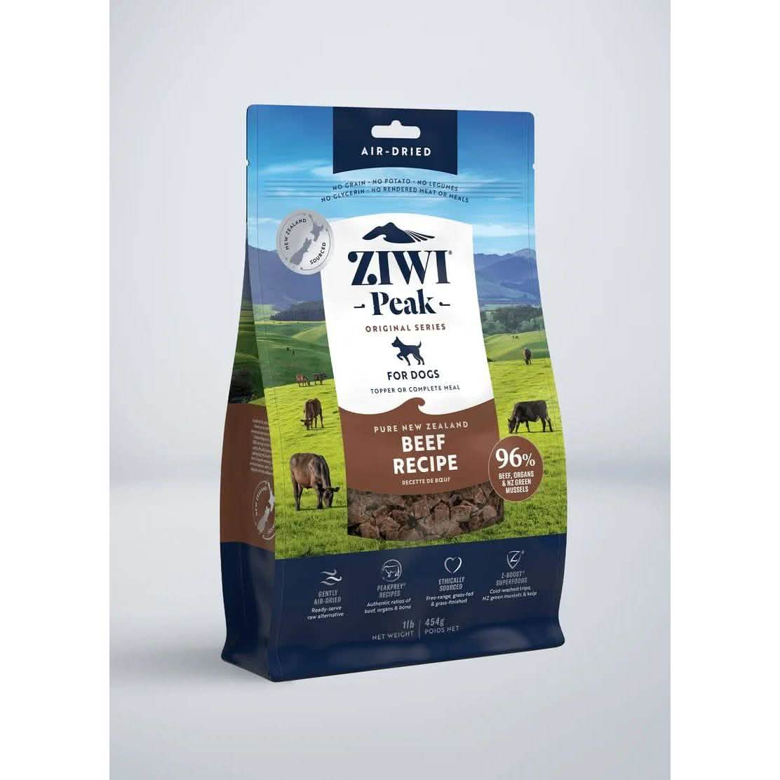 Ziwi Peak Dry Dog Food Air Dried Beef Recipe