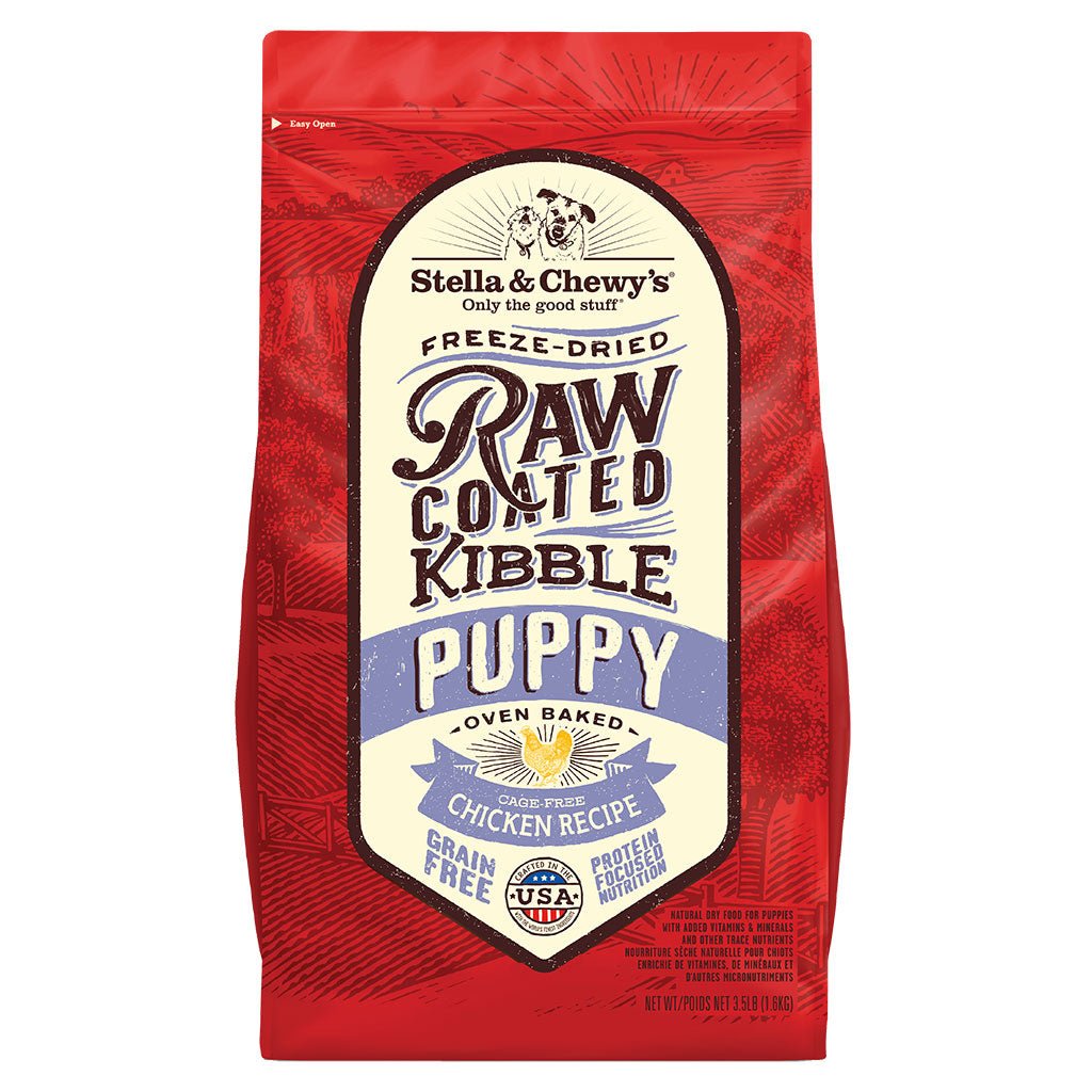 Stella &amp; Chewy's Dry Dog Food Raw Coated Kibble Puppy Cage-Free Chicken Recipe