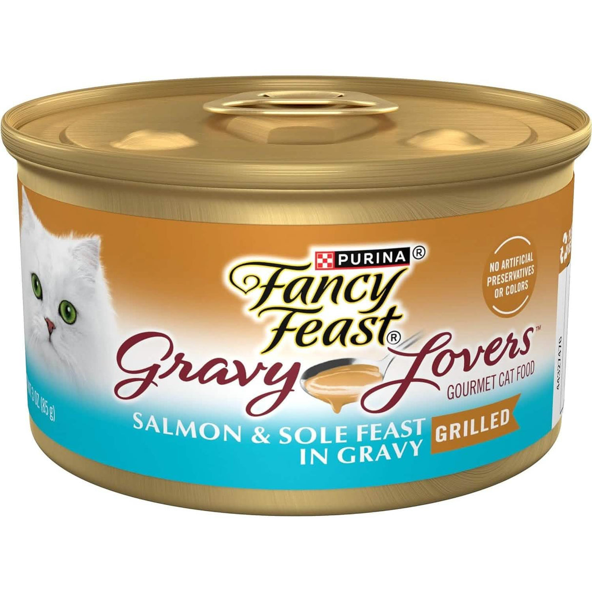 Fancy Feast Wet Cat Food Gravy Lovers Salmon & Sole Feast in Gravy