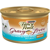 Fancy Feast Wet Cat Food Gravy Lovers Salmon & Sole Feast in Gravy