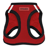 Voyager Step-In Air Pet Harness - Red with Black Trim