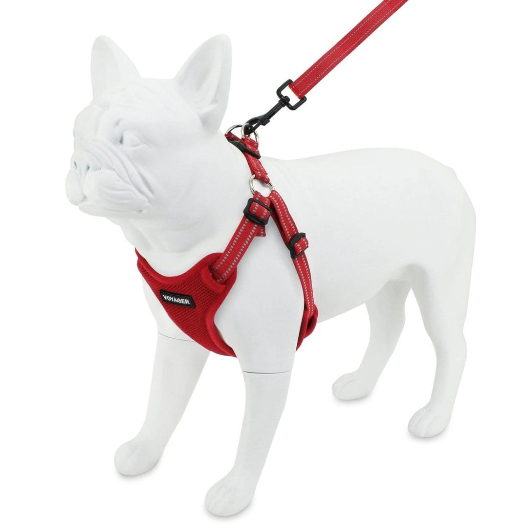 Voyager Step-In Flex Adjustable Pet Harness - Red