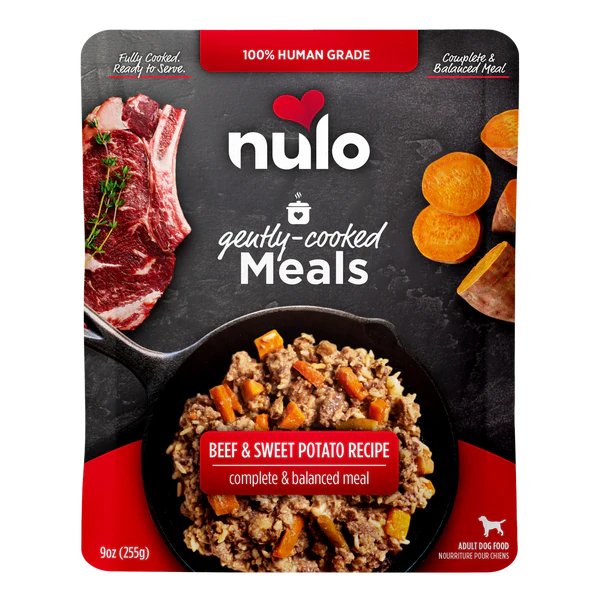 Nulo Wet Dog Food Gently-Cooked Meals Beef & Sweet Potato Recipe