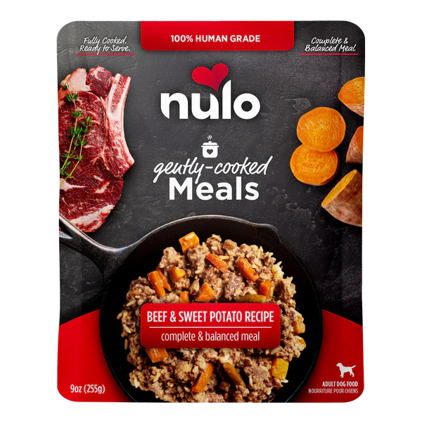 Nulo Wet Dog Food Gently-Cooked Meals Beef & Sweet Potato Recipe