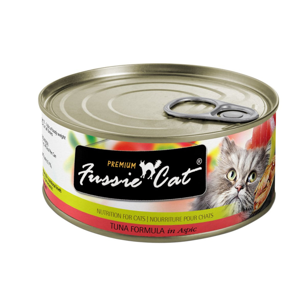 Fussie Cat Wet Cat Food Premium Tuna Formula in Aspic