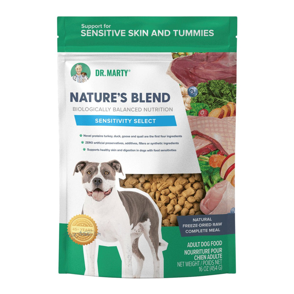 Dr. Marty Freeze-Dried Dog Food Nature's Blend Sensitivity Select