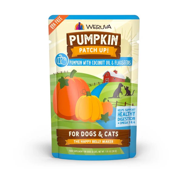 Weruva Pumpkin Patch Up! Pumpkin with Coconut Oil & Flaxseed for Dogs & Cats