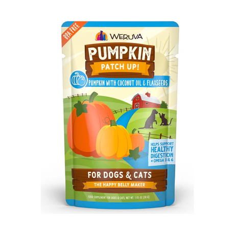 Weruva Pumpkin Patch Up! Pumpkin with Coconut Oil & Flaxseed for Dogs & Cats