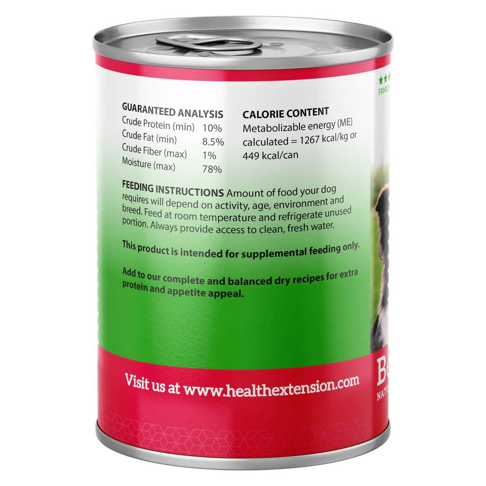 Health Extension Wet Dog Food Grain Free Beef