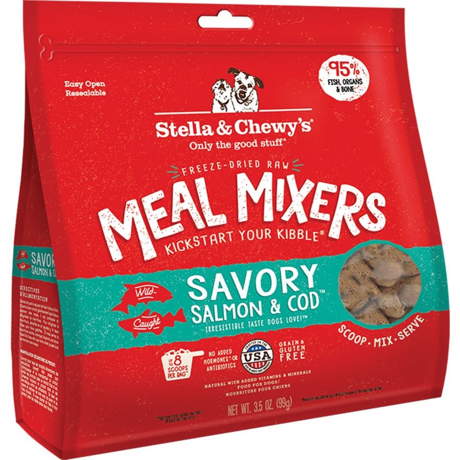 Stella & Chewy's Dog Food Topper Meal Mixers Savory Salmon & Cod Recipe