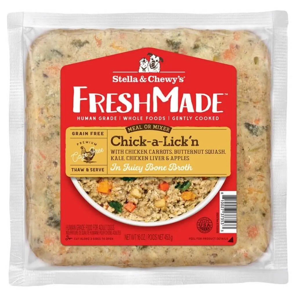 Stella & Chewy's Cooked Frozen Dog Food FreshMade Chick-a-Lick'n