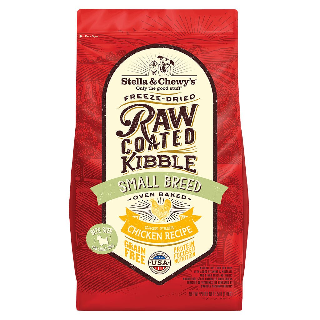 Stella &amp; Chewy's Dry Dog Food Raw Coated Kibble Cage-Free Chicken Small Breed Recipe