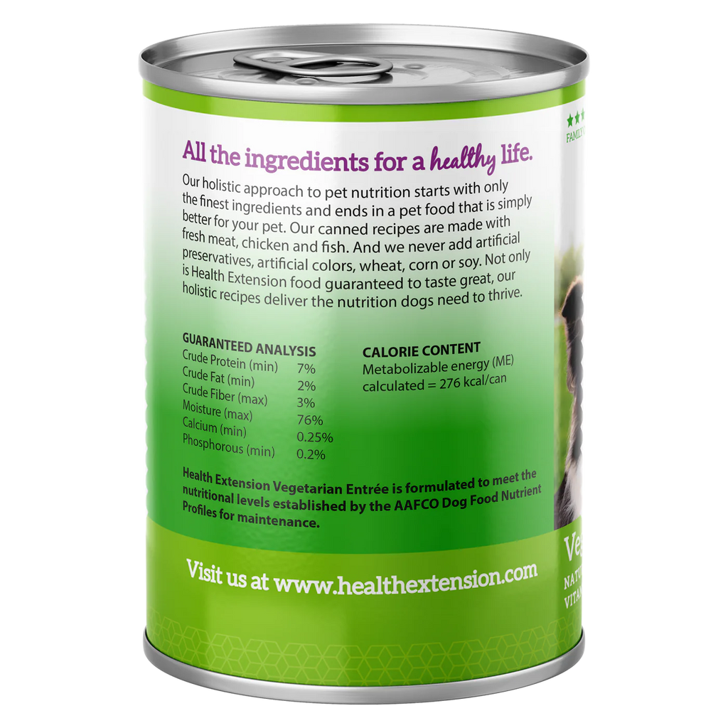 Health Extension Wet Dog Food Vegetarian Entree