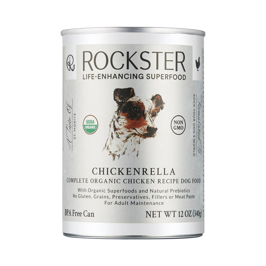 Rockster Wet Dog Food Chickenrella Complete Organic Chicken Recipe