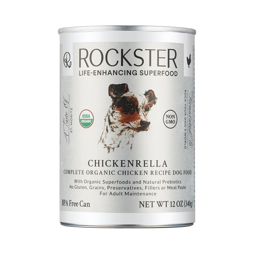 Rockster Wet Dog Food Chickenrella Complete Organic Chicken Recipe