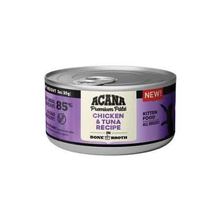 Acana Premium Paté Chicken & Tuna Recipe in Bone Broth for Kittens