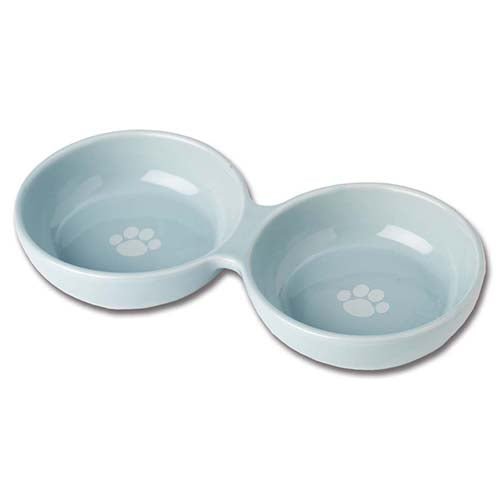 Petrageous Designs Wubby's Duo Dinner Bowls - Blue