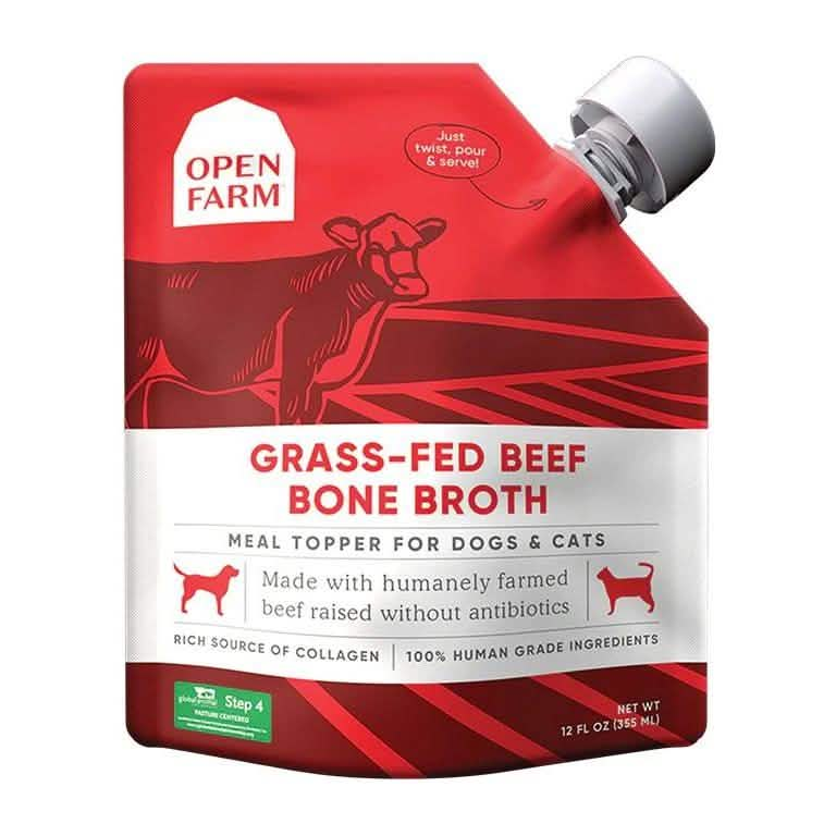 Open Farm Grass-Fed Beef Bone Broth for Dogs