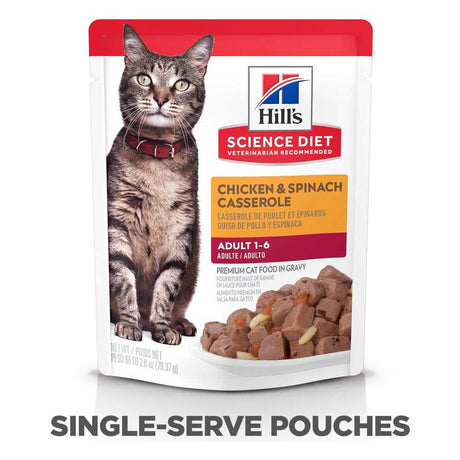 Hill's Science Diet Adult 1-6 Chicken & Spinach Casserole