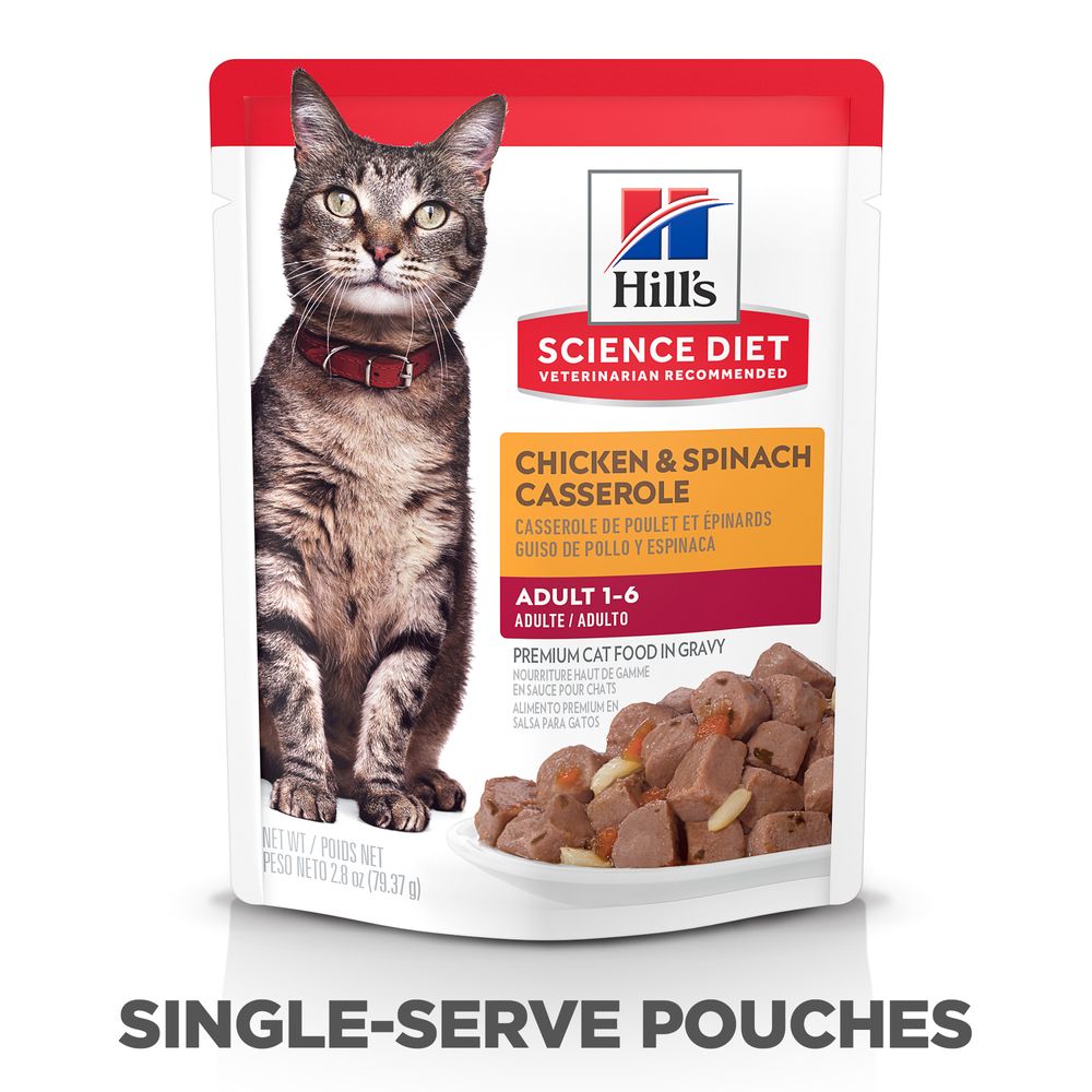 Hill's Science Diet Adult 1-6 Chicken & Spinach Casserole