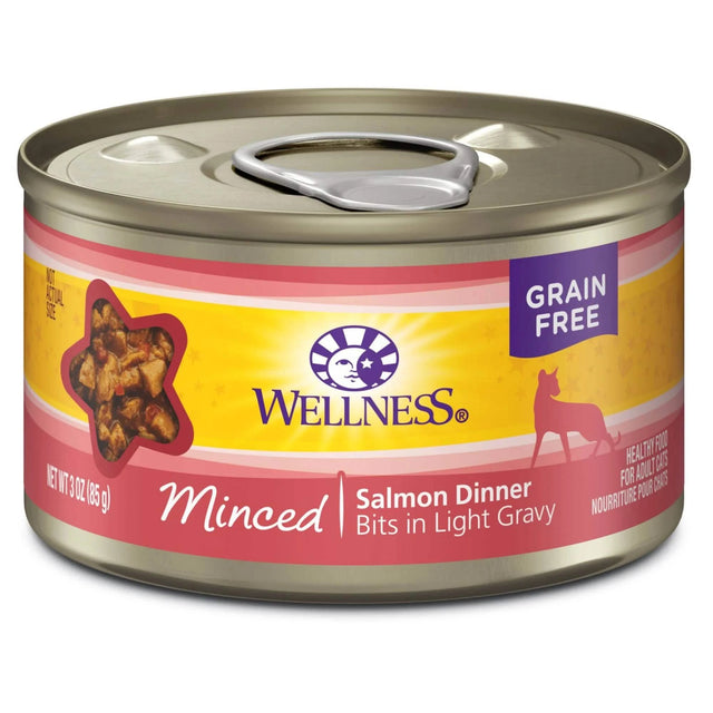 Wellness Wet Cat Food Complete Health Minced Salmon Dinner