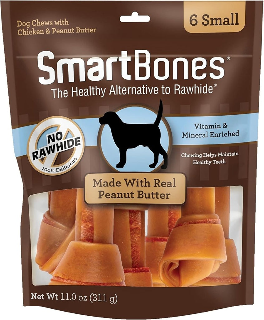 SmartBones Dog Treat with Peanut Butter