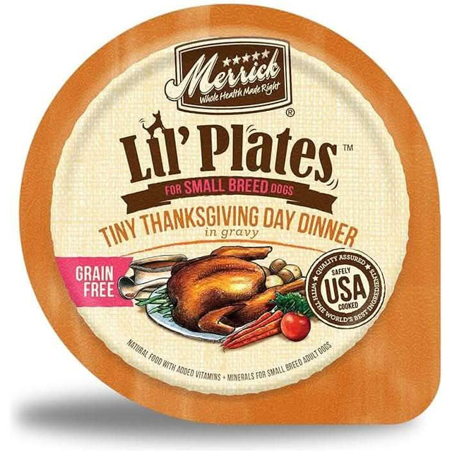 Merrick Wet Dog Food Lil' Plates Tiny Thanksgiving Day Dinner