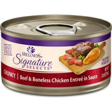 Wellness Wet Cat Food Core Signature Selects Chunky Beef & Boneless Chicken Entrée in Sauce