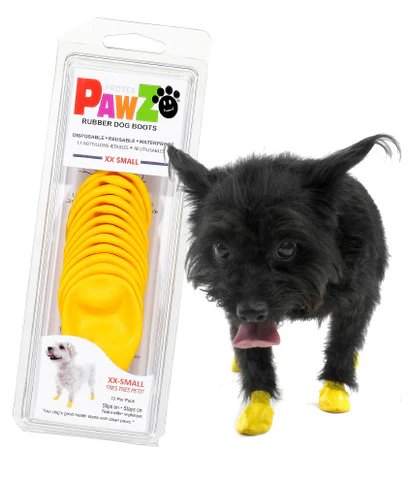 PawZ Rubber Dog Boots - XX-Small