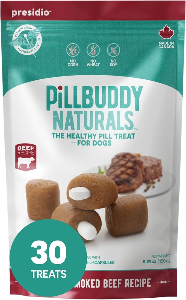 Presidio Pill Buddy Naturals Hickory Smoked Beef Recipe (30 Count)