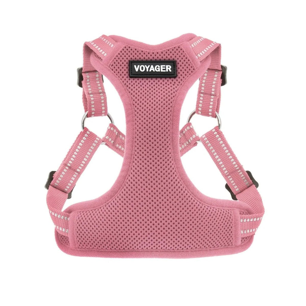 Voyager Step-In Flex Adjustable Pet Harness - Pink