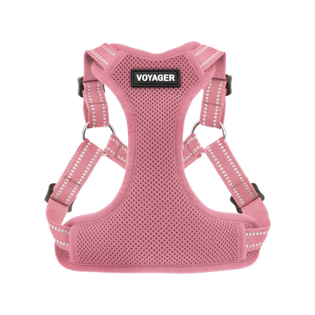 Voyager Step-In Flex Adjustable Pet Harness - Pink