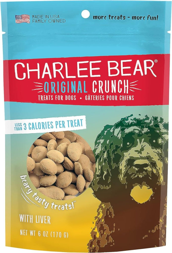 Charlee Bear Dog Treat Original Crunch with Liver